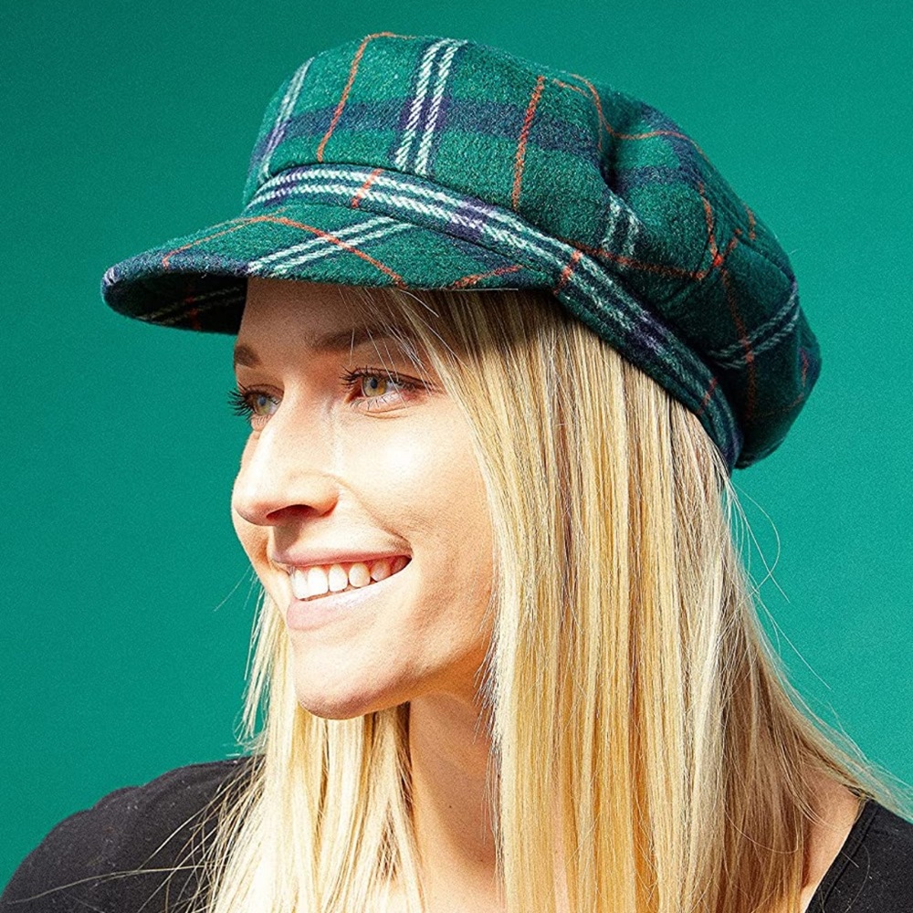 Tickled Pink Women's Newsboy Cap - Picture 4 of 4